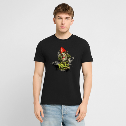 T-shirt unisexe en coton bio "Je suis Red" (zombie) – XS à 3XL - noir