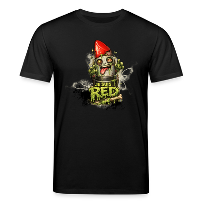 T-shirt unisexe en coton bio "Je suis Red" (zombie) – XS à 3XL - noir