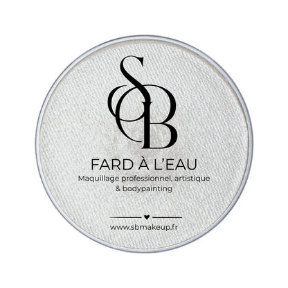 Fard à l'eau Silverwhite with glitter (shimmer) 065