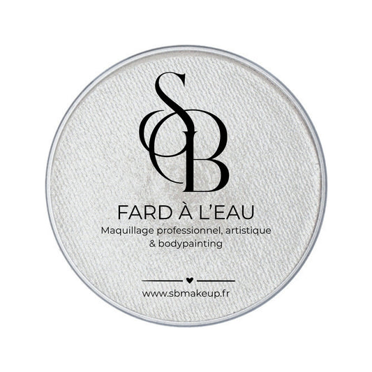 Fard à l'eau Silverwhite with glitter (shimmer) 065