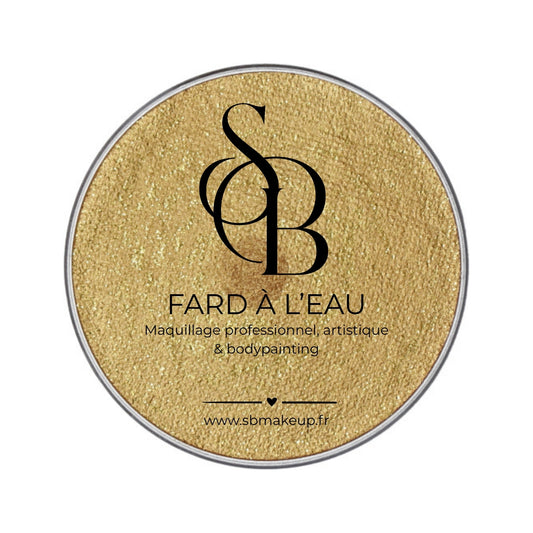 Fard à l'eau Gold with glitter (shimmer) 066